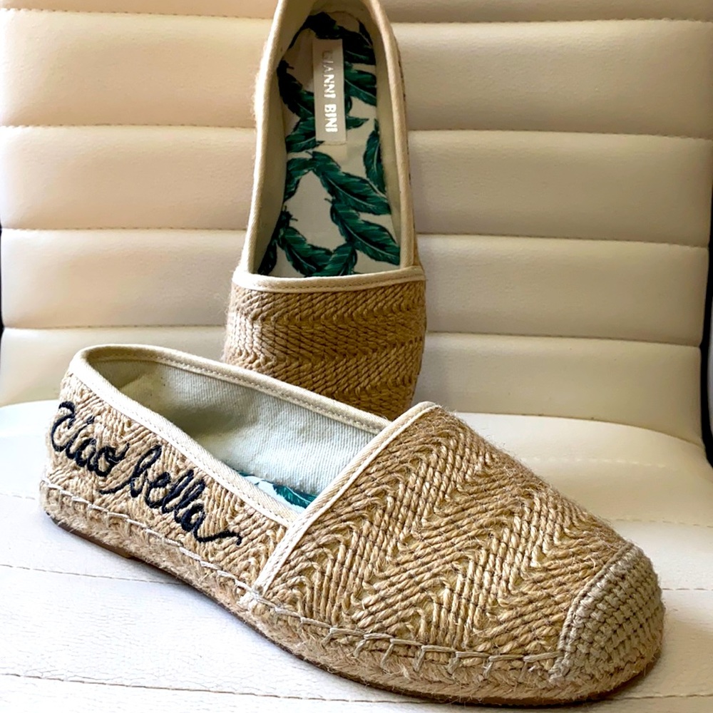 Woven Gianni Bini Ciao Bella Espadrilles 6.5